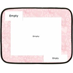 100% love baby girl mini fleece - 35 x27  Fleece Blanket (Mini)
