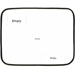 100% love baby boy mini fleece - 35 x27  Fleece Blanket (Mini)