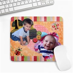 Spring Mousepad with 2 photo spots - Large Mousepad