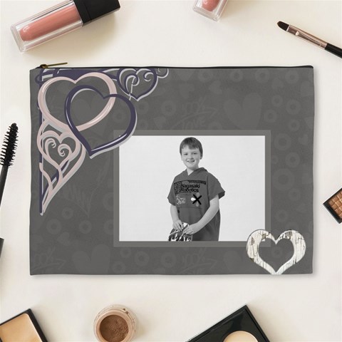 What A Sweetheart Cosmetic Bag By Catvinnat Front