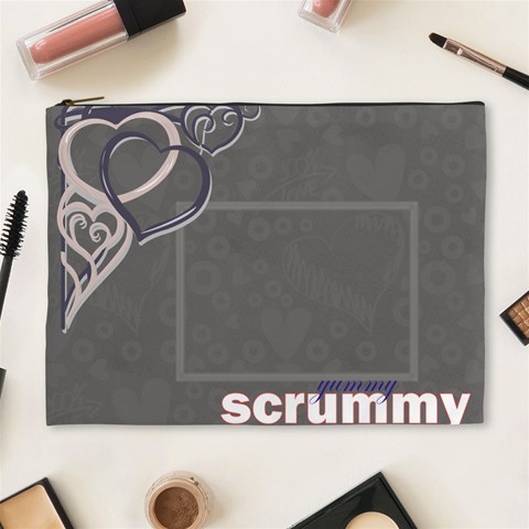 What A Sweetheart Cosmetic Bag 3 Yummy Scrummy By Catvinnat Front