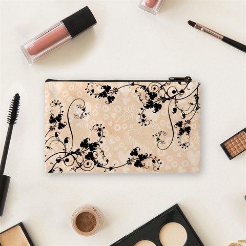 Bridal Cosmetic Bag Peach By Catvinnat Back
