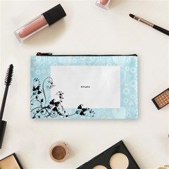 Bridal Cosmetic Bag blue - Cosmetic Bag (Small)