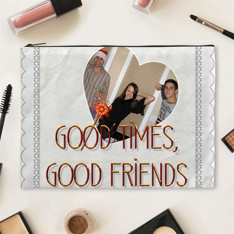 Friends Xl Cosmetic Bag By Lil Front