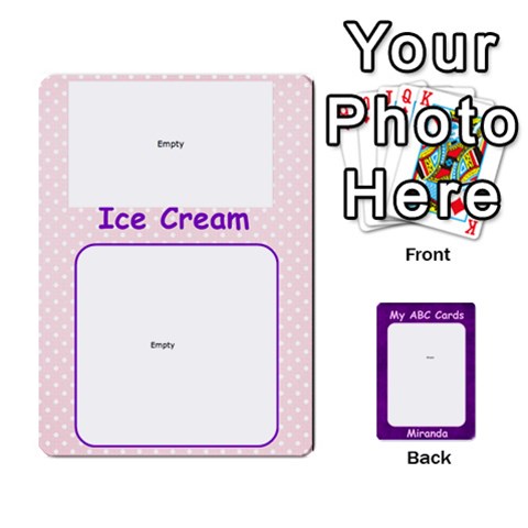 Abc Family Cards For Miranda By Debra Macv Front - Spade3