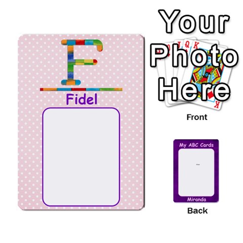 King Abc Family Cards For Miranda By Debra Macv Front - SpadeK