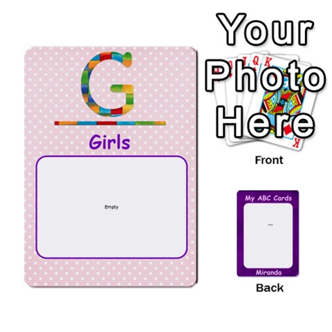 Abc Family Cards For Miranda By Debra Macv Front - Heart4