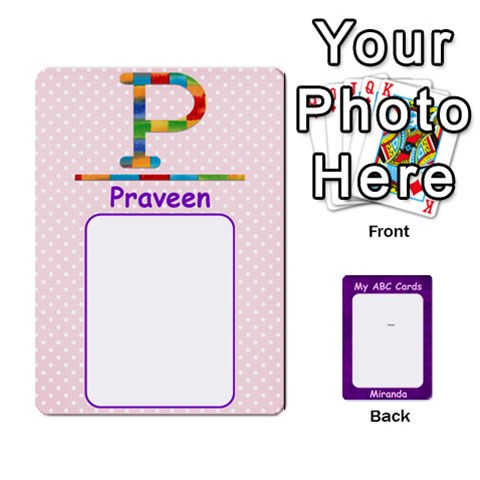 Abc Family Cards For Miranda By Debra Macv Front - Diamond9