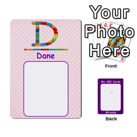 Abc Family Cards For Miranda By Debra Macv Front - Spade7