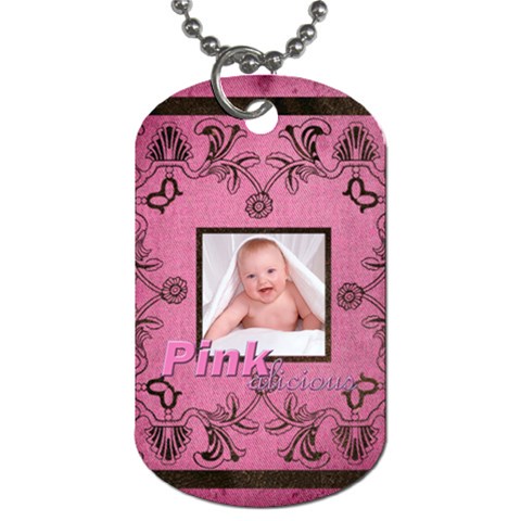 Art Nouveau Pinkalicious Dog Tag By Catvinnat Front