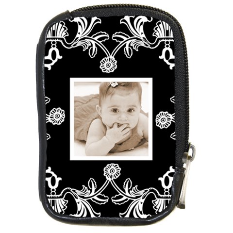 Art Nouveau Black & White Camera Case By Catvinnat Front