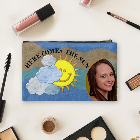 Beach Medium Cosmetic Bag By Lil Back