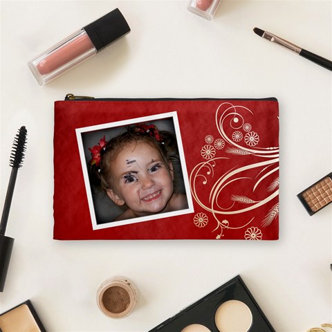 Medium Makeup Bag By Amanda Bunn Front