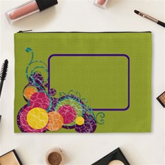Green & Circles XL Cosmetic Bag - Cosmetic Bag (XL) Green & Circles XL Cosmetic Bag - Cosmetic Bag (XL)