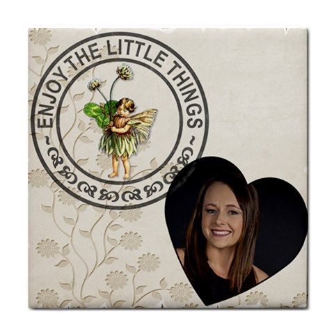 Enjoy The Little Things Coaster By Lil Front