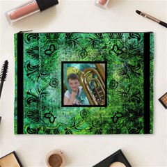 Art Nouveau groovy green extra large cosmetic bag - Cosmetic Bag (XL) Art Nouveau groovy green extra large cosmetic bag - Cosmetic Bag (XL)