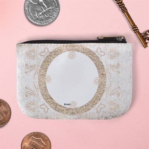 Art Nouveau Antique Lace Mini Coin Purse By Catvinnat Back