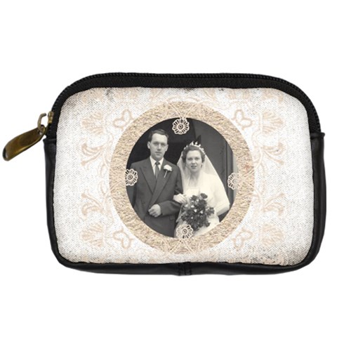 Art Nouveau Antique Lace Digital Camera Case By Catvinnat Front