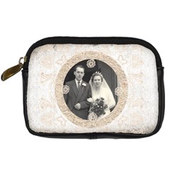 art nouveau antique lace digital camera case - Digital Camera Leather Case art nouveau antique lace digital camera case - Digital Camera Leather Case