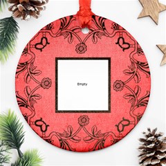 vampire halloween  round ornament - Round Ornament (Two Sides)
