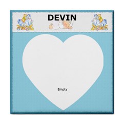 Custom Name Boy Coaster - Tile Coaster Custom Name Boy Coaster - Tile Coaster