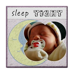 Sleep Tight Girl Coaster - Tile Coaster Sleep Tight Girl Coaster - Tile Coaster
