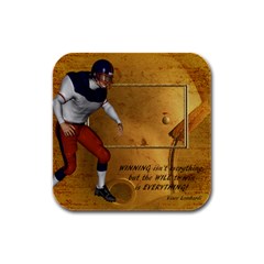 Football Coaster8 - Rubber Square Coaster (4 pack) Football Coaster8 - Rubber Square Coaster (4 pack)