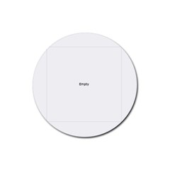 Cupcake Round Coaster - Rubber Coaster (Round) Cupcake Round Coaster - Rubber Coaster (Round)