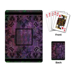 art nouveau deep purple playing cards - Playing Cards Single Design (Rectangle) art nouveau deep purple playing cards - Playing Cards Single Design (Rectangle)
