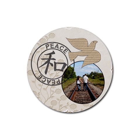 Peace Coaster By Lil Front