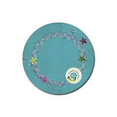 Round Coaster-flowers & Glitter, Family