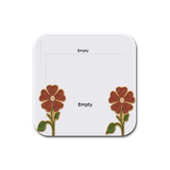daddy s girls coaster template - Rubber Square Coaster (4 pack)