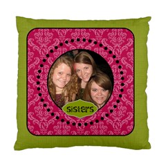Pink & Green Damask Cushion - Standard Cushion Case (Two Sides) Pink & Green Damask Cushion - Standard Cushion Case (Two Sides)