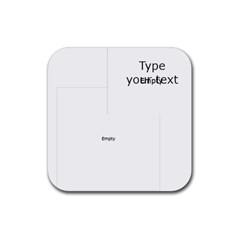 Monster 1 - Rubber coaster - Rubber Coaster (Square)