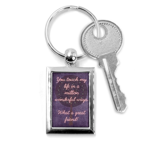 Harmony Great Friend Keychain By Bitsoscrap Front
