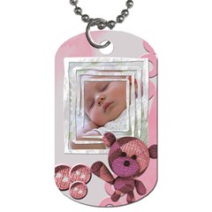 Baby pink - TAG - Dog Tag (Two Sides) Baby pink - TAG - Dog Tag (Two Sides)