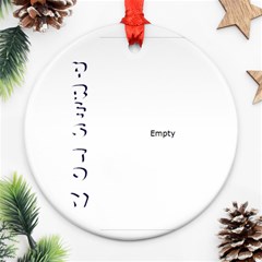 Ornament - Round Ornament (Two Sides)