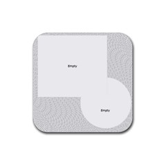 Santa s Little Helper Christmas Coaster - Rubber Coaster (Square)