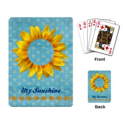 Sunflowers Playing Cards - Playing Cards Single Design (Rectangle) Sunflowers Playing Cards - Playing Cards Single Design (Rectangle)