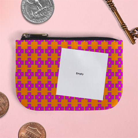 Casual  Purse Bleeding Eyes Orange Purple By Jorge Front