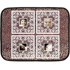 Leopard Skin BabyLove Lace mini fleece - 35 x27  Fleece Blanket (Mini)