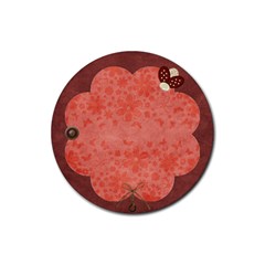 Blissfull Bella Flower Rubber Coaster 