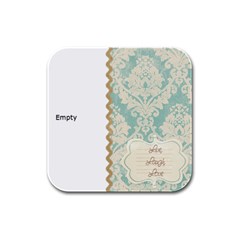 live, laugh, love - Rubber Square Coaster (4 pack)