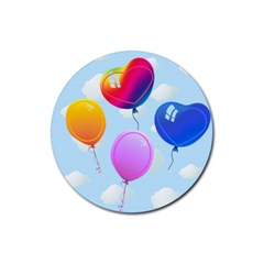 coaster_balloons - Rubber Coaster (Round) coaster_balloons - Rubber Coaster (Round)