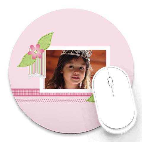 Round Mousepad By Jennyl Front