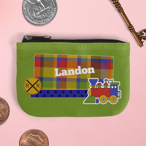 Train Mini Coin Purse By Klh Front