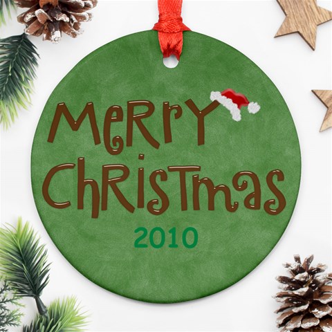 Cristmas Round 2010 By Melinda Bow Back