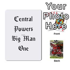 Mud and Blood Central Powers - Playing Cards 54 Designs (Rectangle)