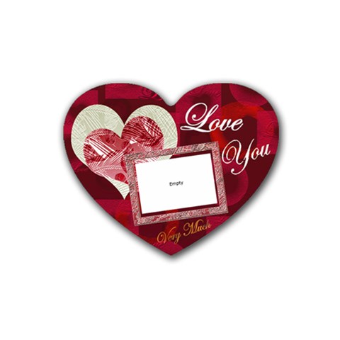Heart Coaster5 By Ellan Front