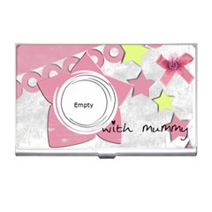 Girl With Mummy - Business Card Holder